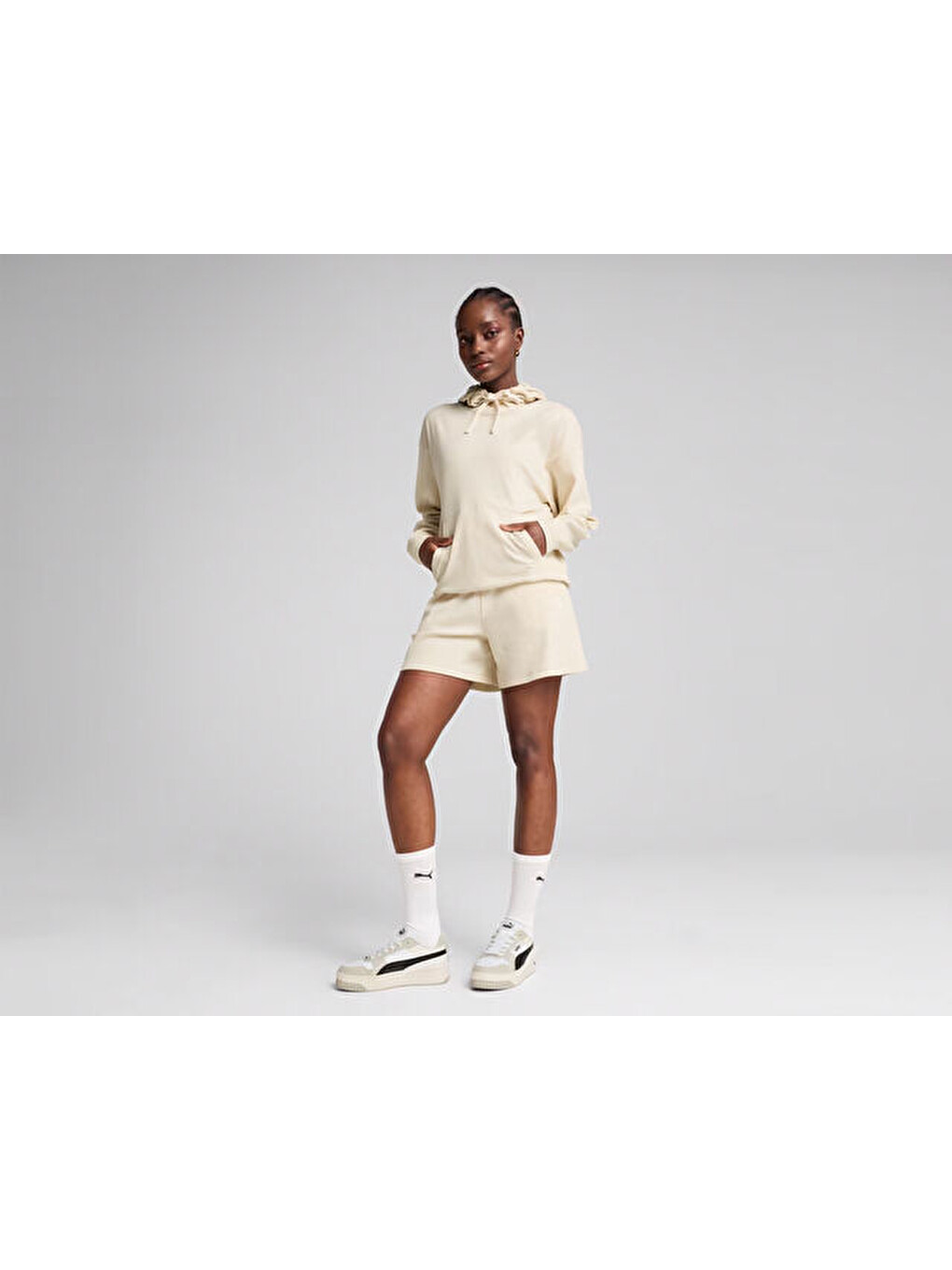 Karışık Ess Elevated Comfort Hoodie Kadın Günlük Sweatshirts 68502387 Renkli-2