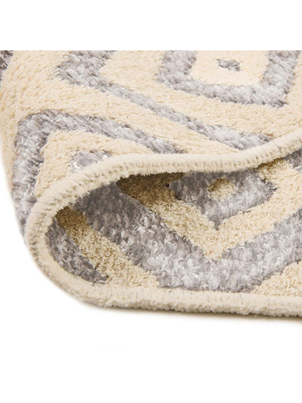 Soft Lomond Dekoratif Halı - Gri - 160x230 cm-3