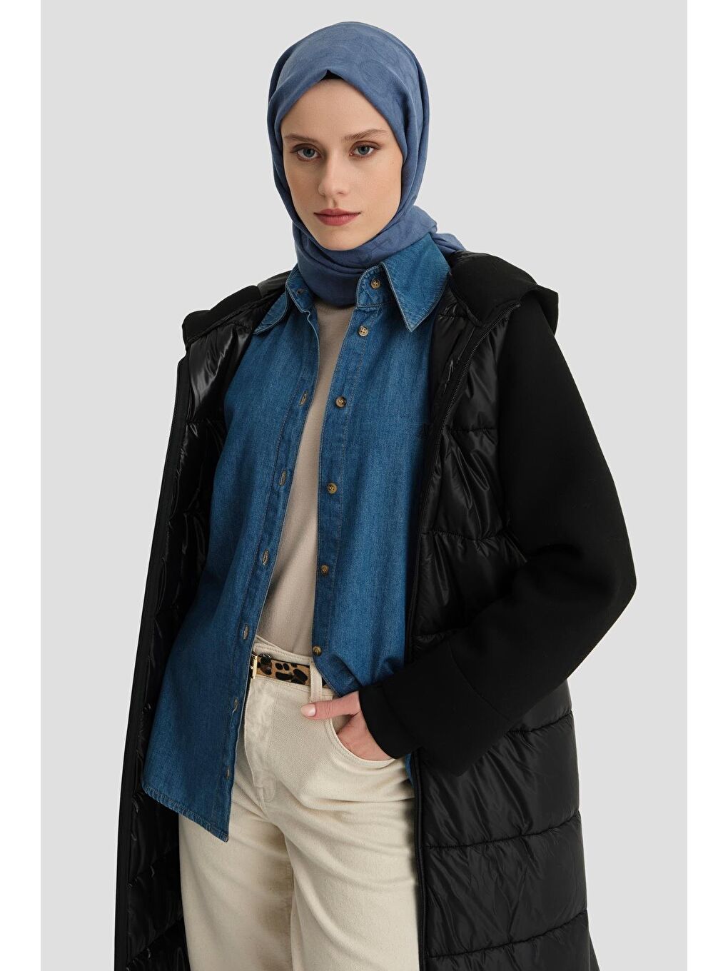ARMİNE Şişme Kapitone Kaban 24K7605 Siyah - 2