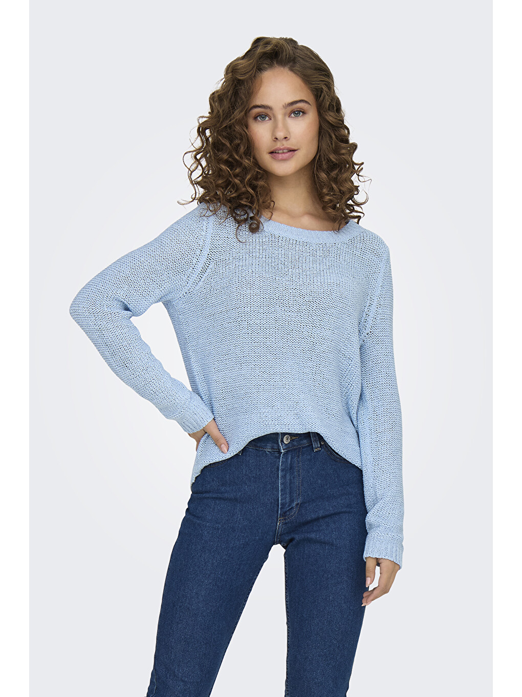 Mavi Onlgeena Regular Fit Bisiklet Yaka Örme Kadın Kazak 15113356a