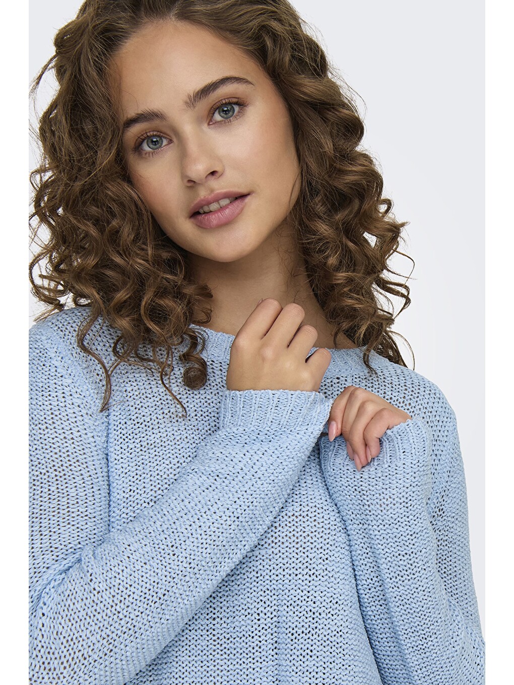 Mavi Onlgeena Regular Fit Bisiklet Yaka Örme Kadın Kazak 15113356a-3