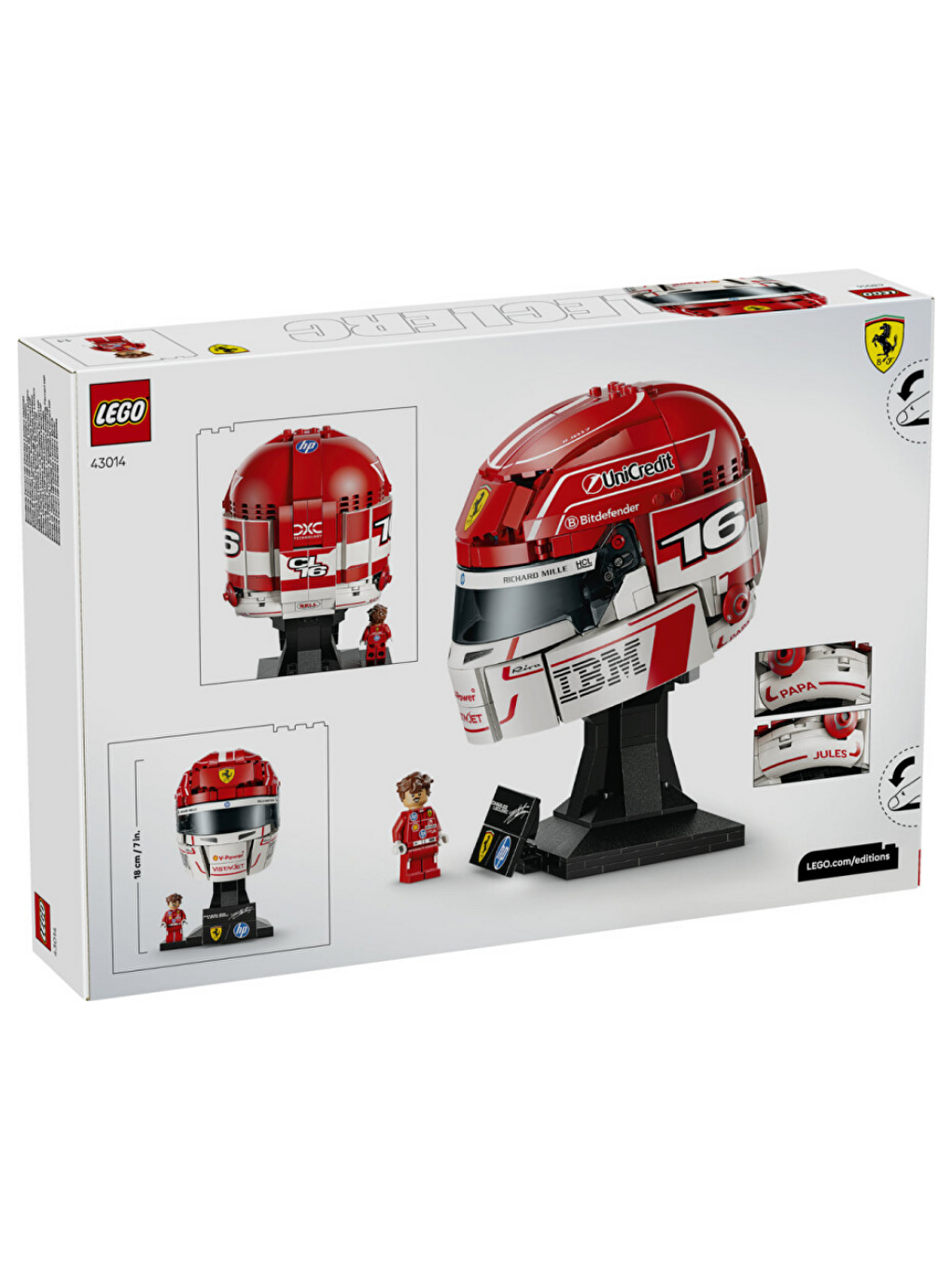 Editions Scuderia Ferrari Hp Charles Leclerc Kaskı 43014-1