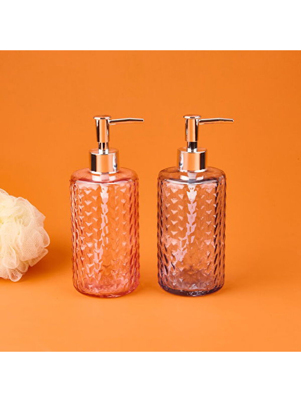 Karışık MNB03672 Cam Sıvı Sabunluk - Asorti - 20 cm-2