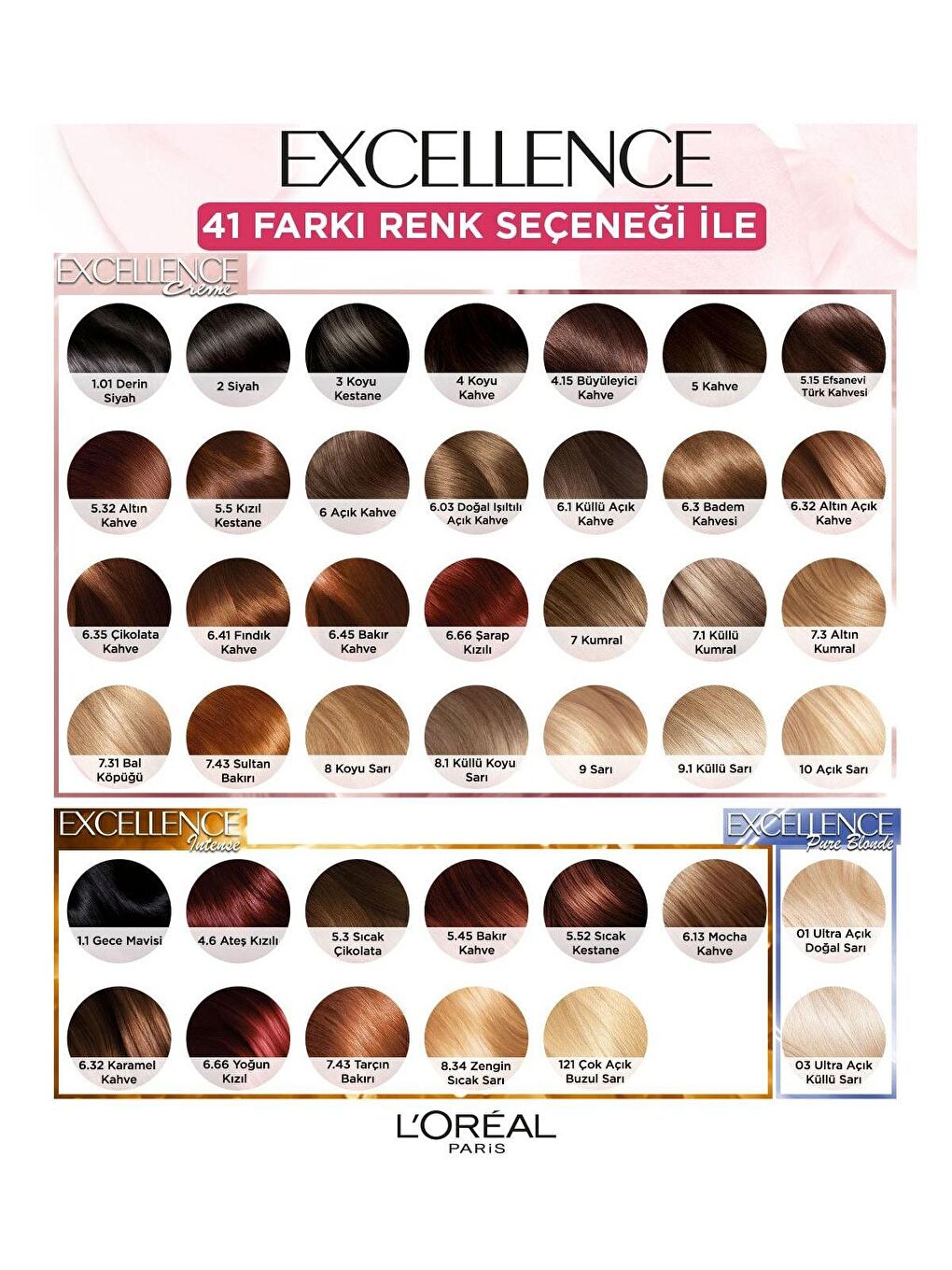 Paris Excellence Creme 8.1 Koyu Sarı Küllü Saç Boyası x 2 Adet-5