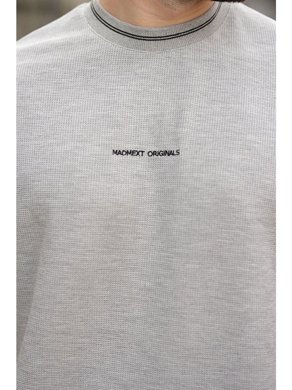 Grimelanj Nakış Detaylı Basic Erkek T-Shirt E7106-3