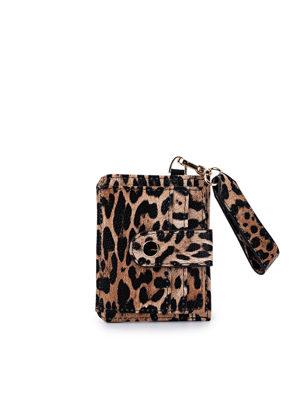 Minebag Ekru Suni Deri Kadın Kartlık Leopar MN100 - 2