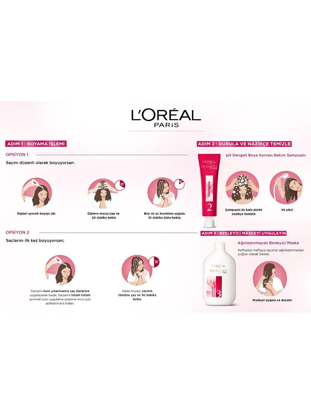 Paris Excellence Creme 8.1 Koyu Sarı Küllü Saç Boyası x 2 Adet-6