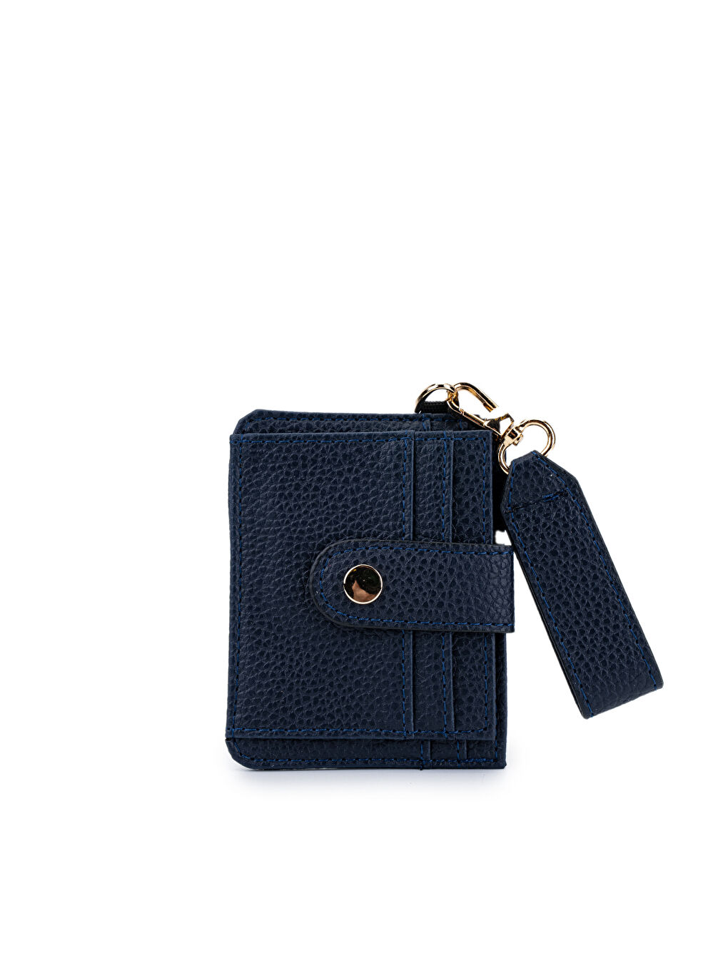 Suni Deri Kadın Kartlık Lacivert MN100-2