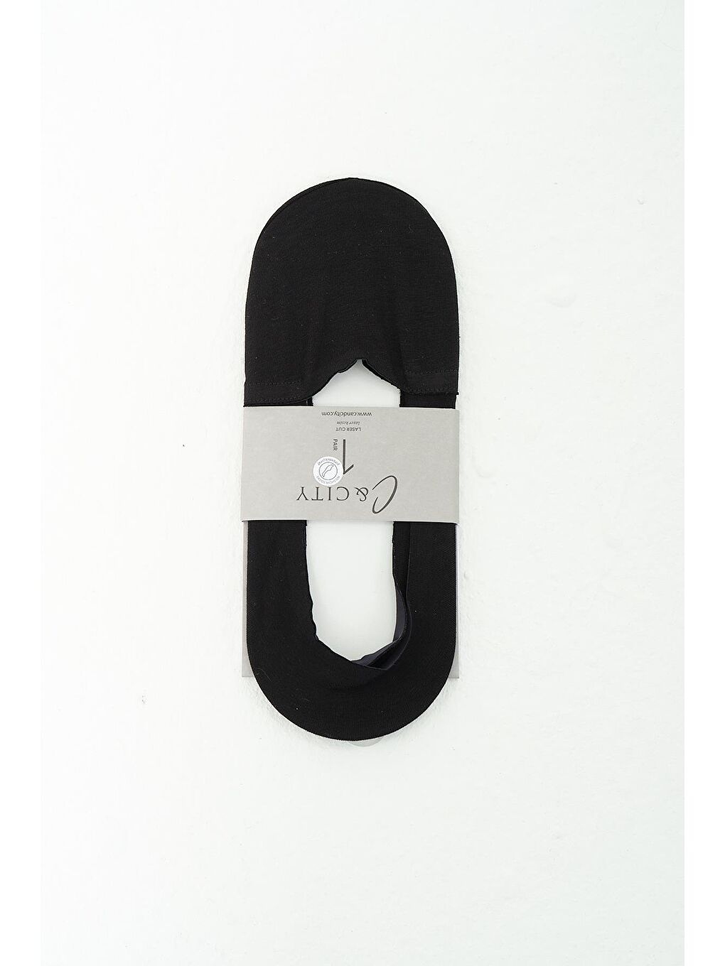 Erkek Pamuklu Kısa Lazer Kesim Görünmez Çorap Siyah