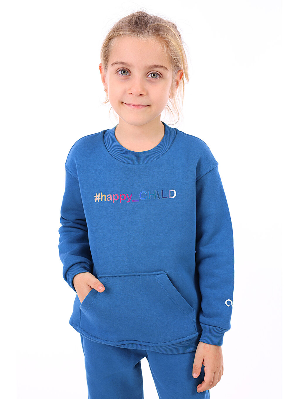 Toontoykids Lacivert Unisex Çocuk Baskılı Sweatshirt