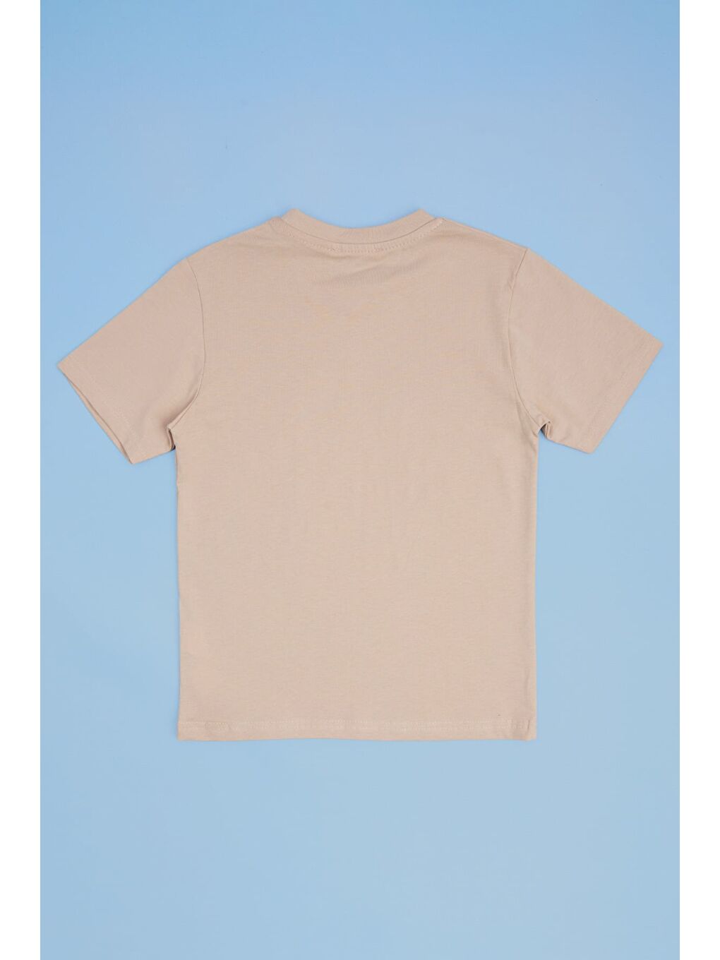 Bej Summer Adventure Baskılı Erkek Çocuk Tişört-1