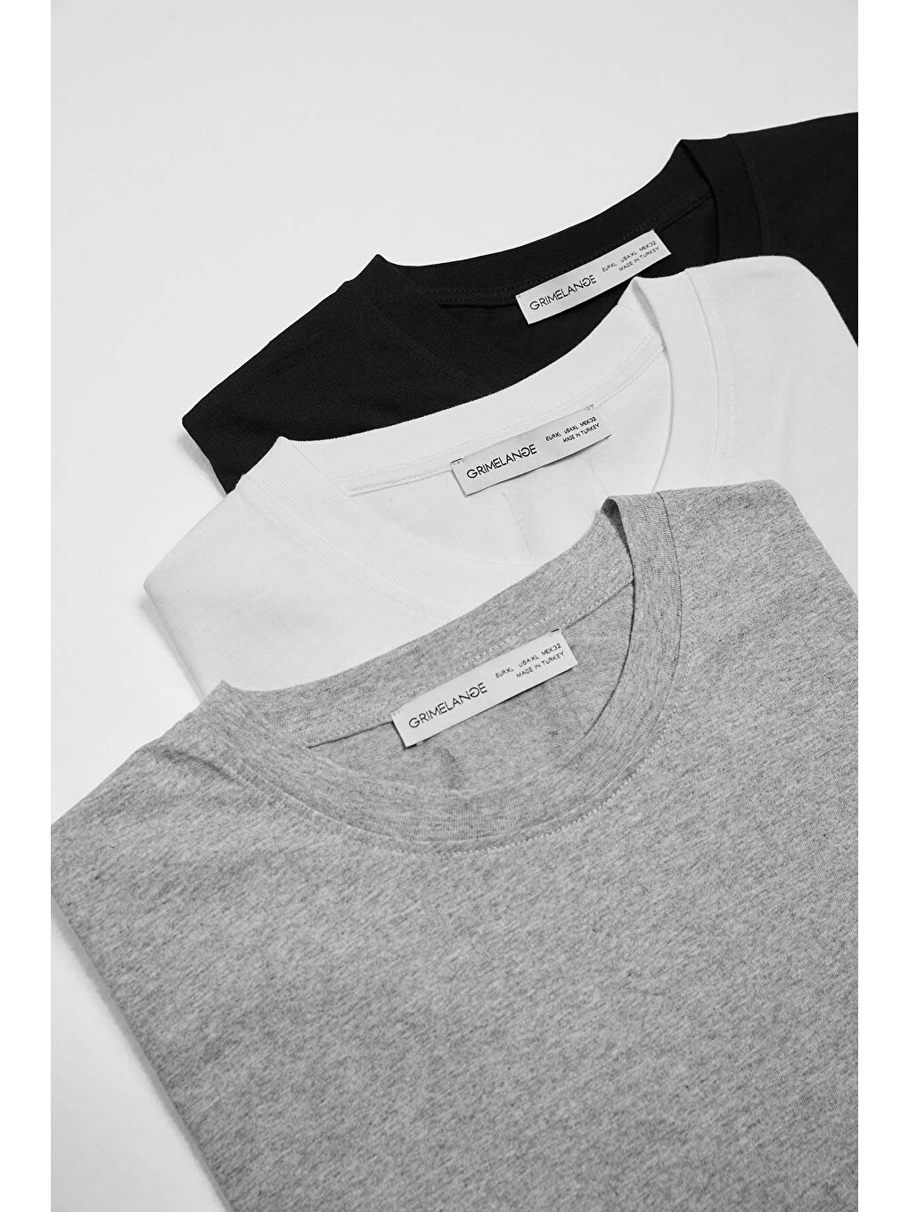 Siyah CULTIVATED Erkek 3'lü Kalın Dokulu Regular %100 Organik Pamuk SİYAH-RENKLİDESENLİ T-Shirt-1
