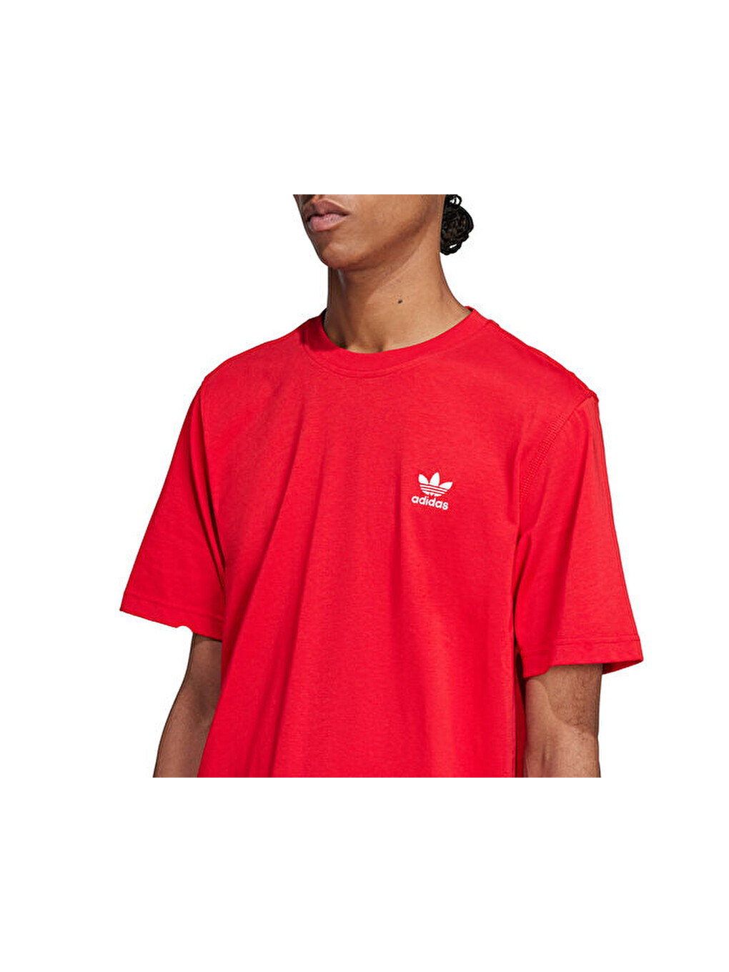 Trefoil Ess Tee Erkek Günlük Tişörtü Jc9990 Kırmızı-2