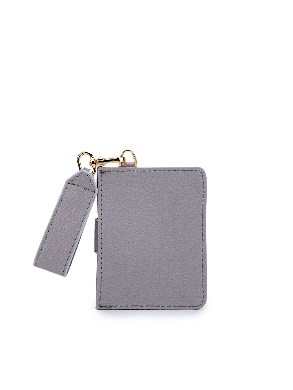 Suni Deri Kadın Kartlık Gri MN100-3