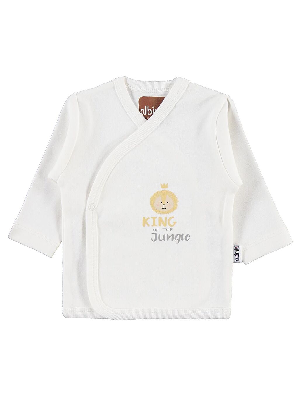 Aslan Desenli 5'li Zıbın Takımları - Ekru 0-1 Ay-1