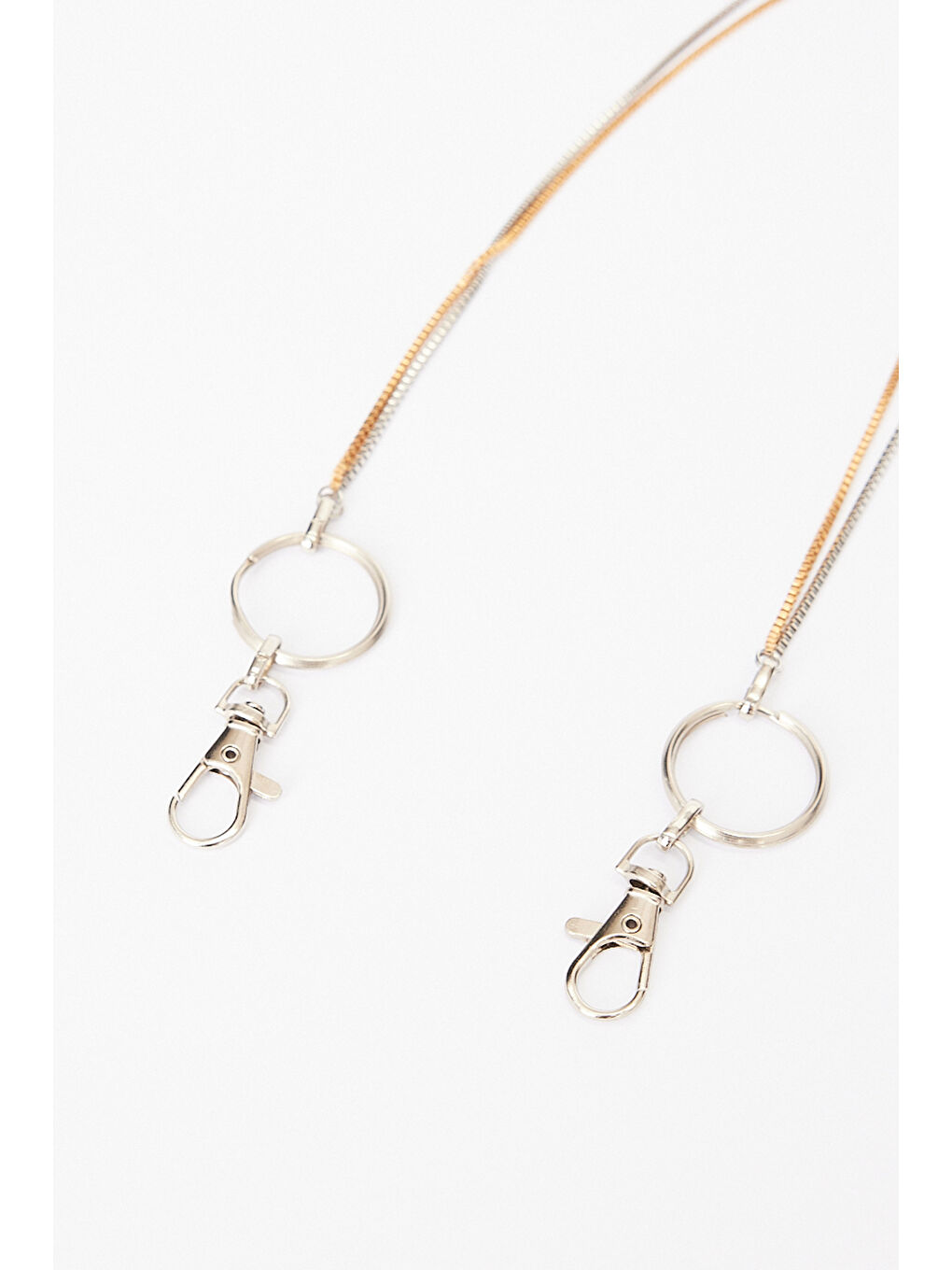 Erkek Gri-Sarı Metal Pantolon Zinciri-1