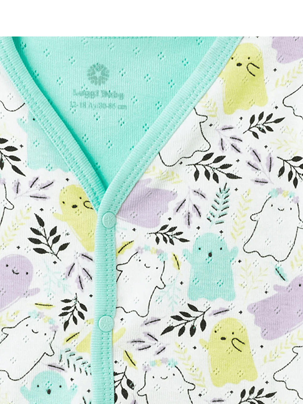 Yeşil V Yaka Kız Bebek Jakarlı Yelek-5