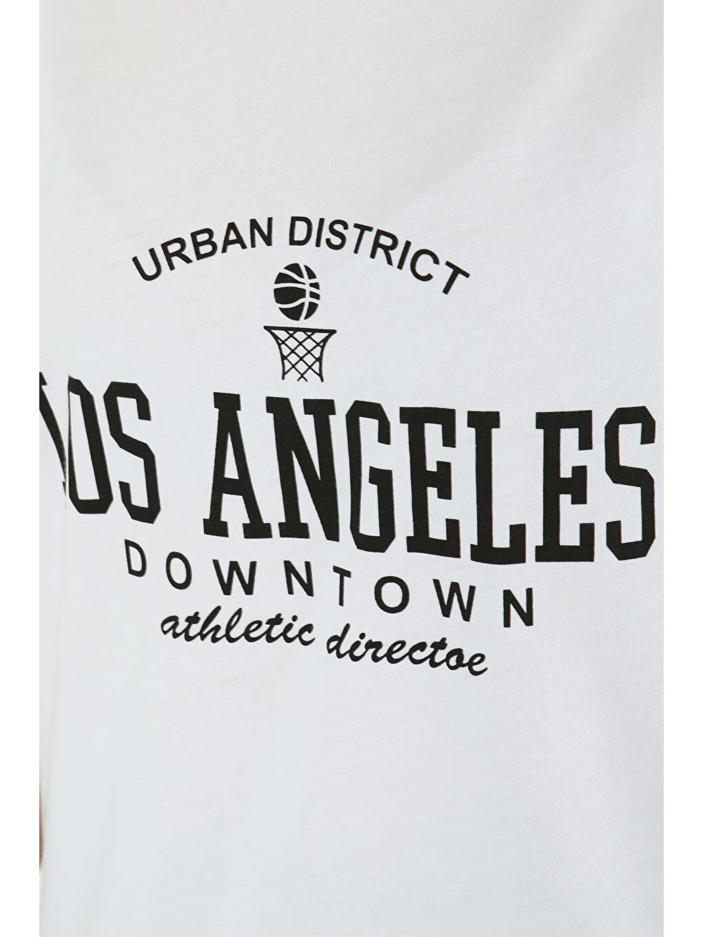 Baskılı Kısa Kollu T-Şhirt Beyaz - 27128-4