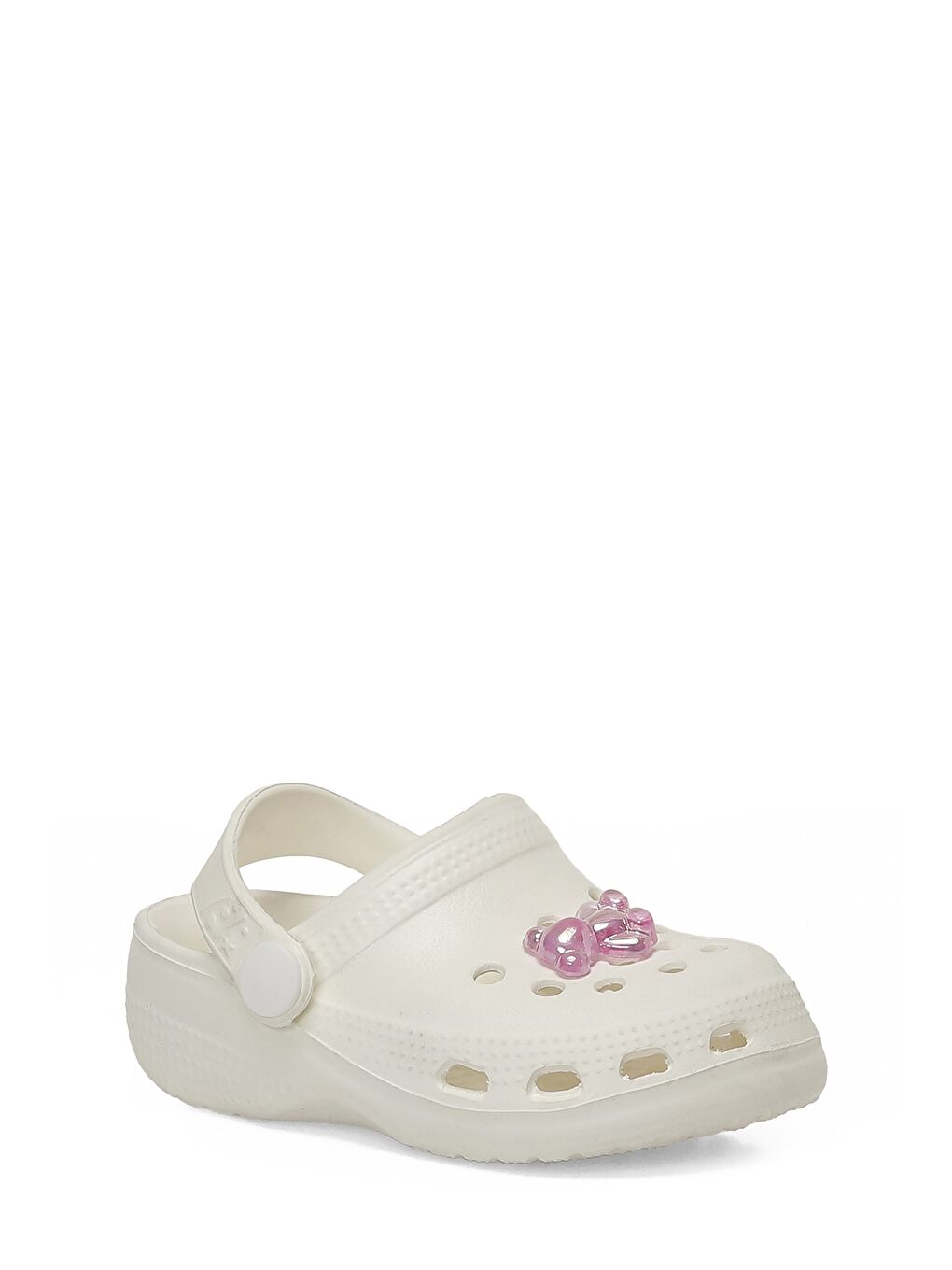 Bej FROG B 6FX Krem Kız Bebek Sabo Terlik-1