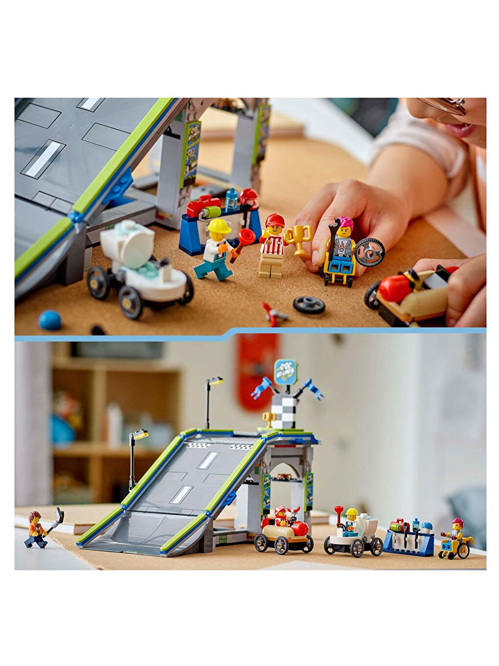 City Senin Kuralların: Yarış Arabası Rampa Parçası 60460-4