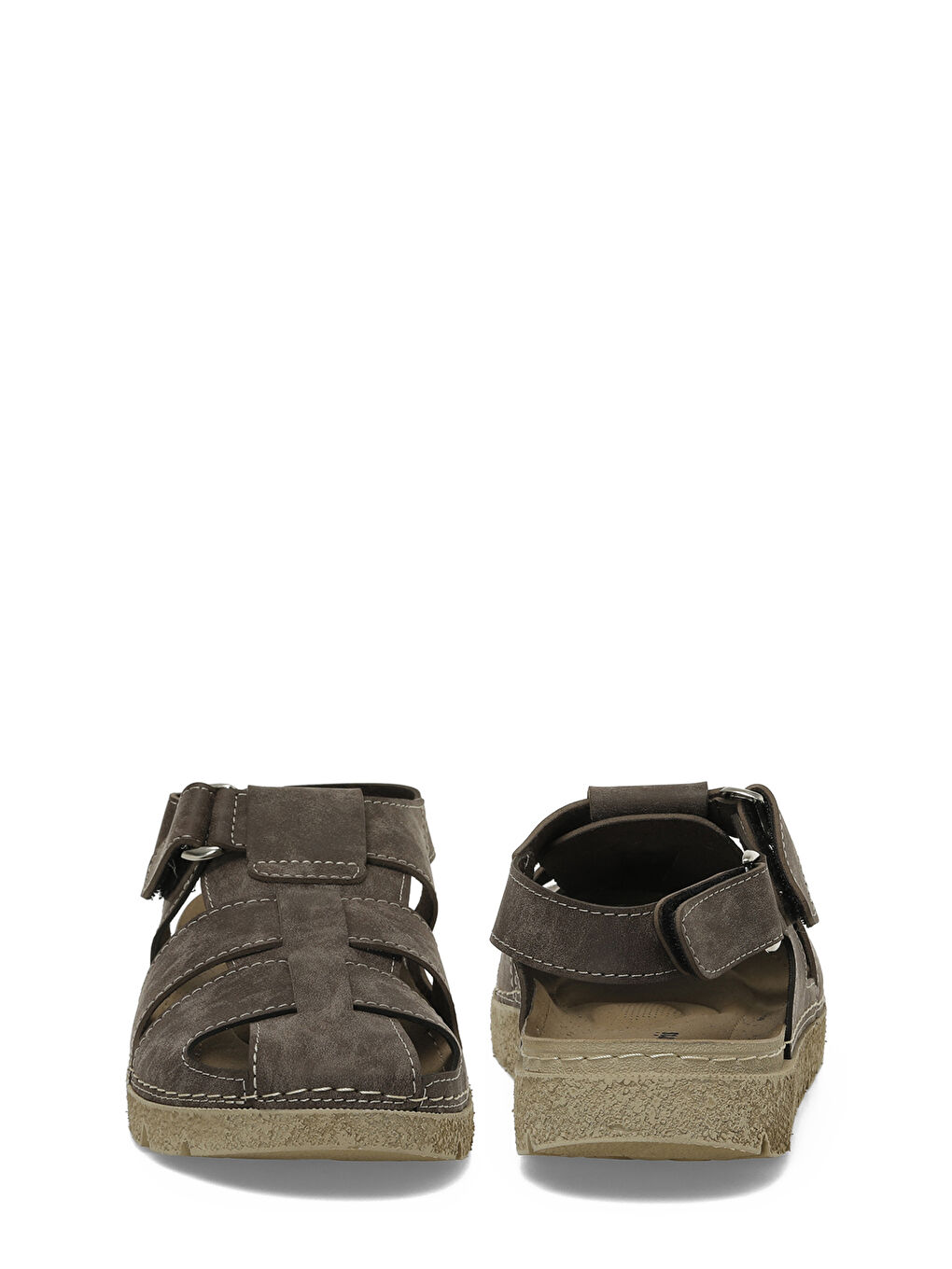 Bej 408123.M5FX Vizon Erkek Sandalet-4