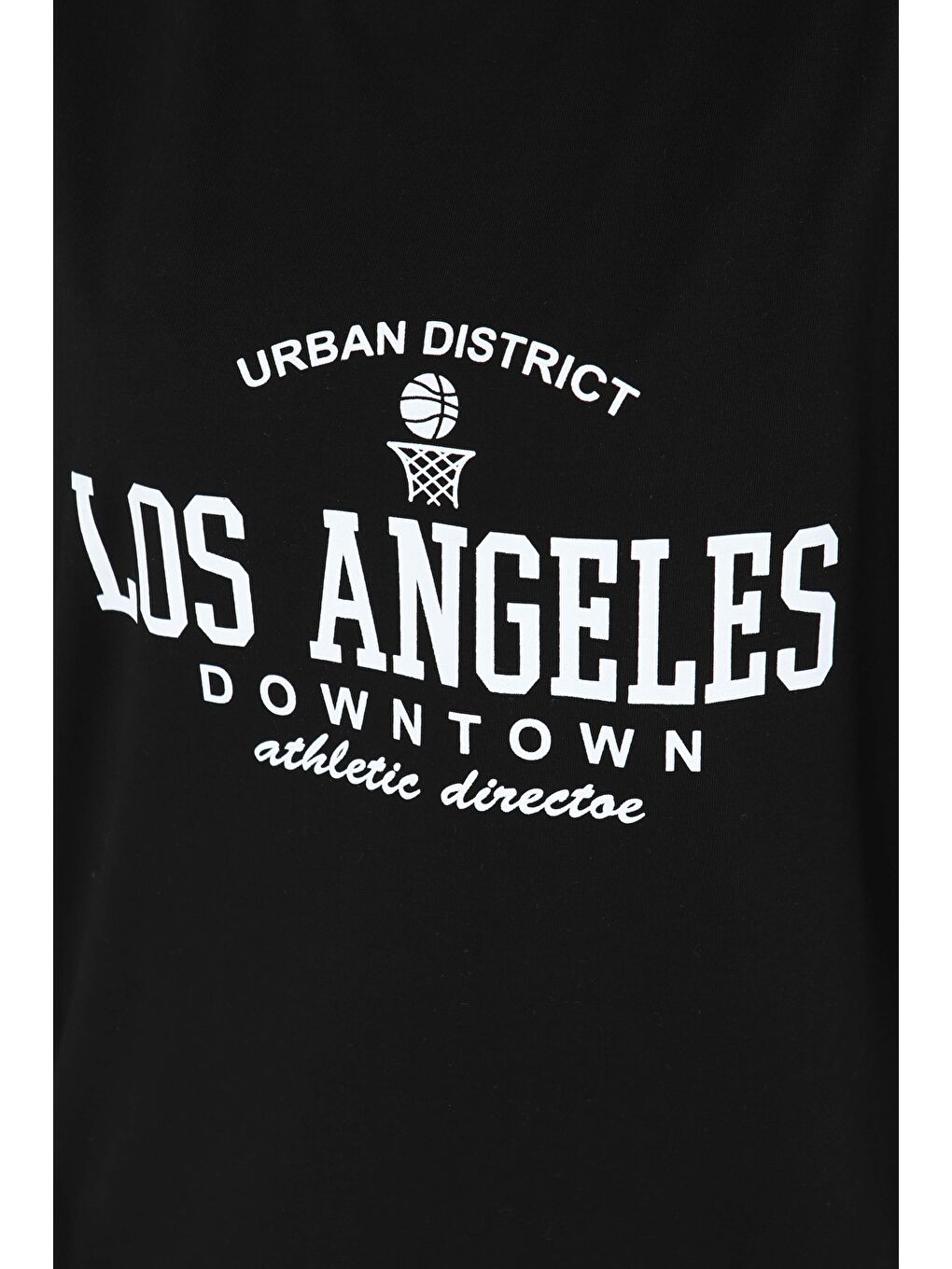 Baskılı Kısa Kollu T-Şhirt Siyah - 27128-5