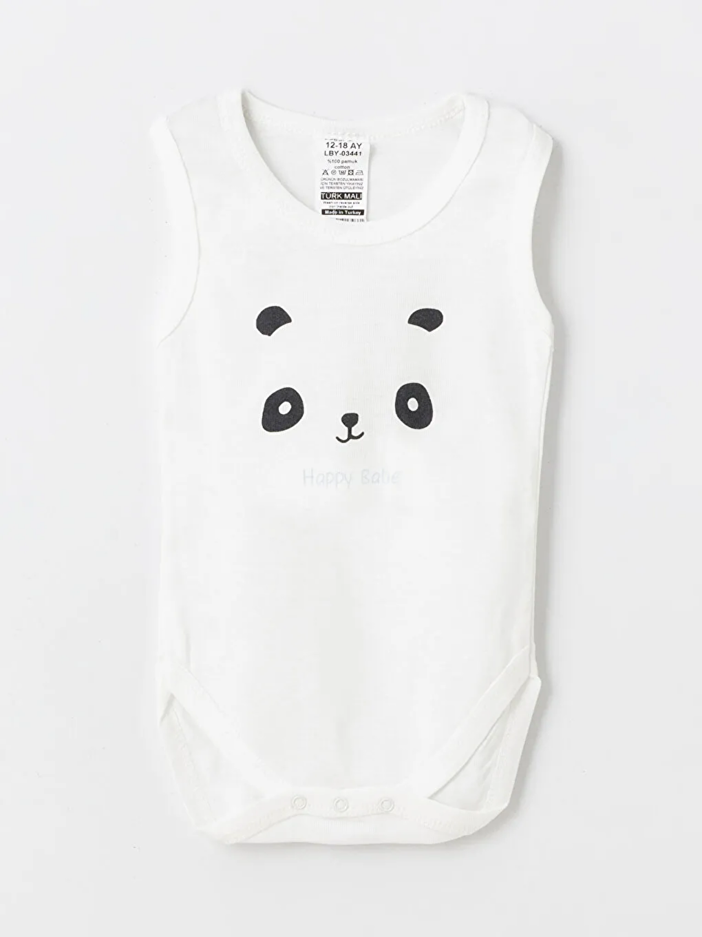 Mavi Bisiklet Yaka Erkek Bebek Atlet Çıtçıtlı Body 2'li-2