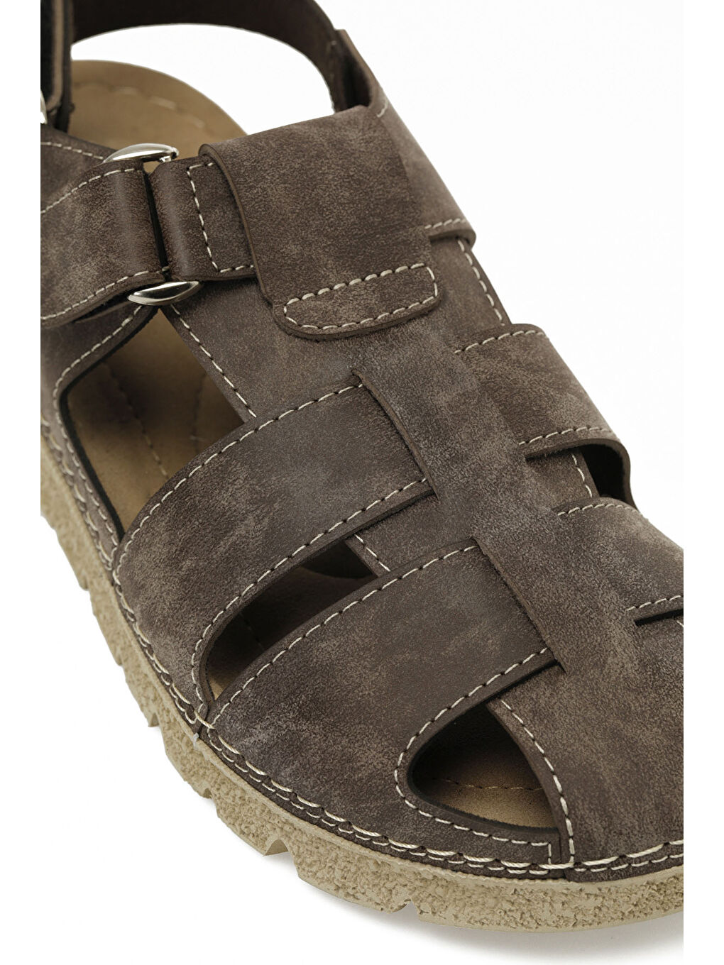 Bej 408123.M5FX Vizon Erkek Sandalet-6