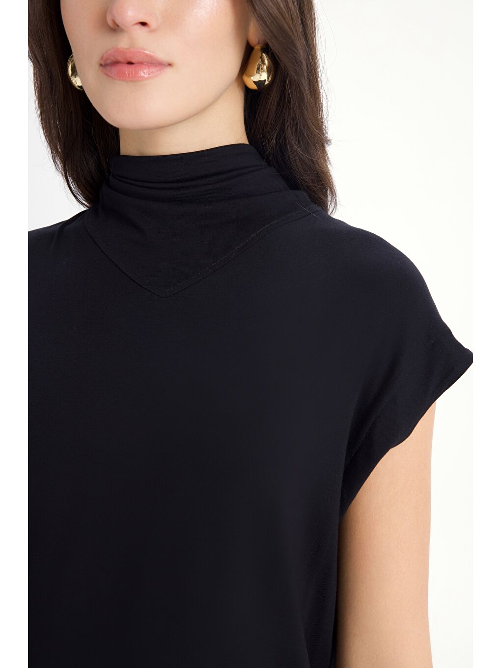 Merlin Bağlamalı Siyah Crop Pantolon Takım-6