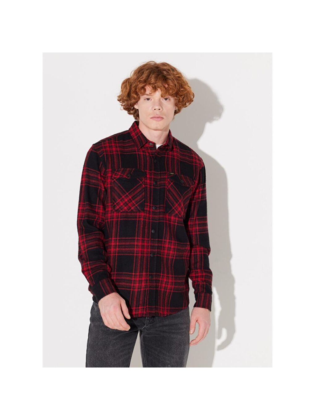 Erkek Siyah Klasik Yaka Gömlek