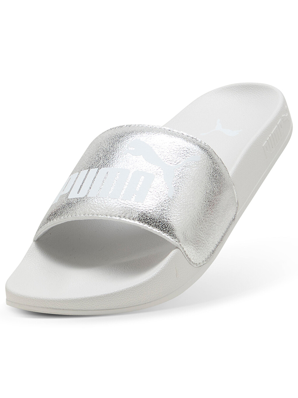Gri Leadcat 2.0 Metallic Whisper Kadın Gümüş Terlik-4