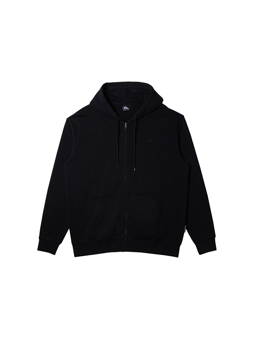 Salt Water Zip Hoodie Erkek Siyah Kapüşonlu Sweatshirt-5