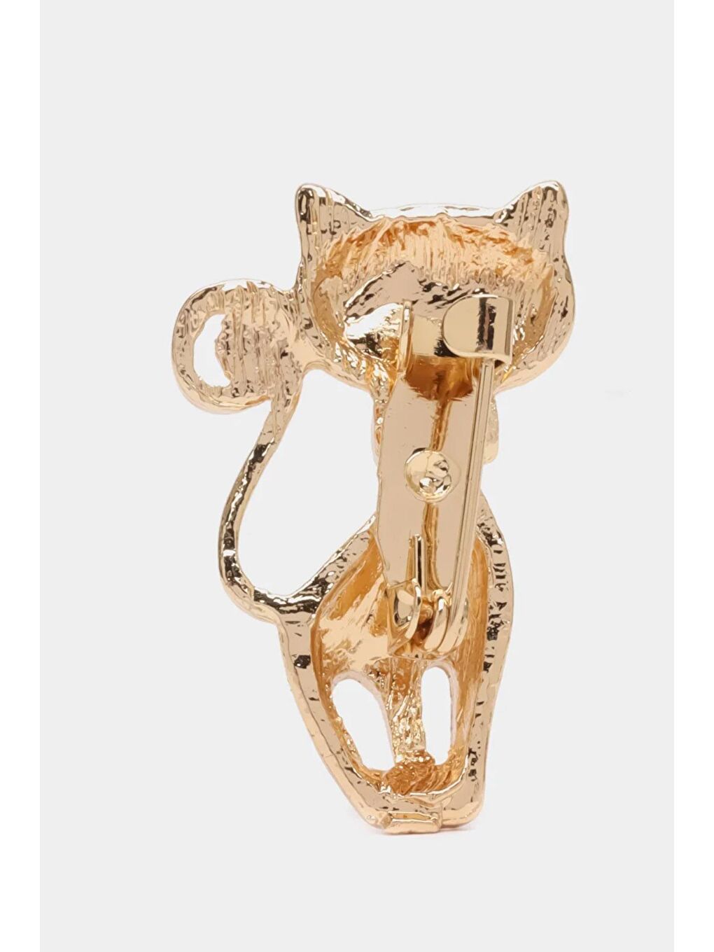 Sarı Beyaz Kedicik Broş Yaka İğnesi-9