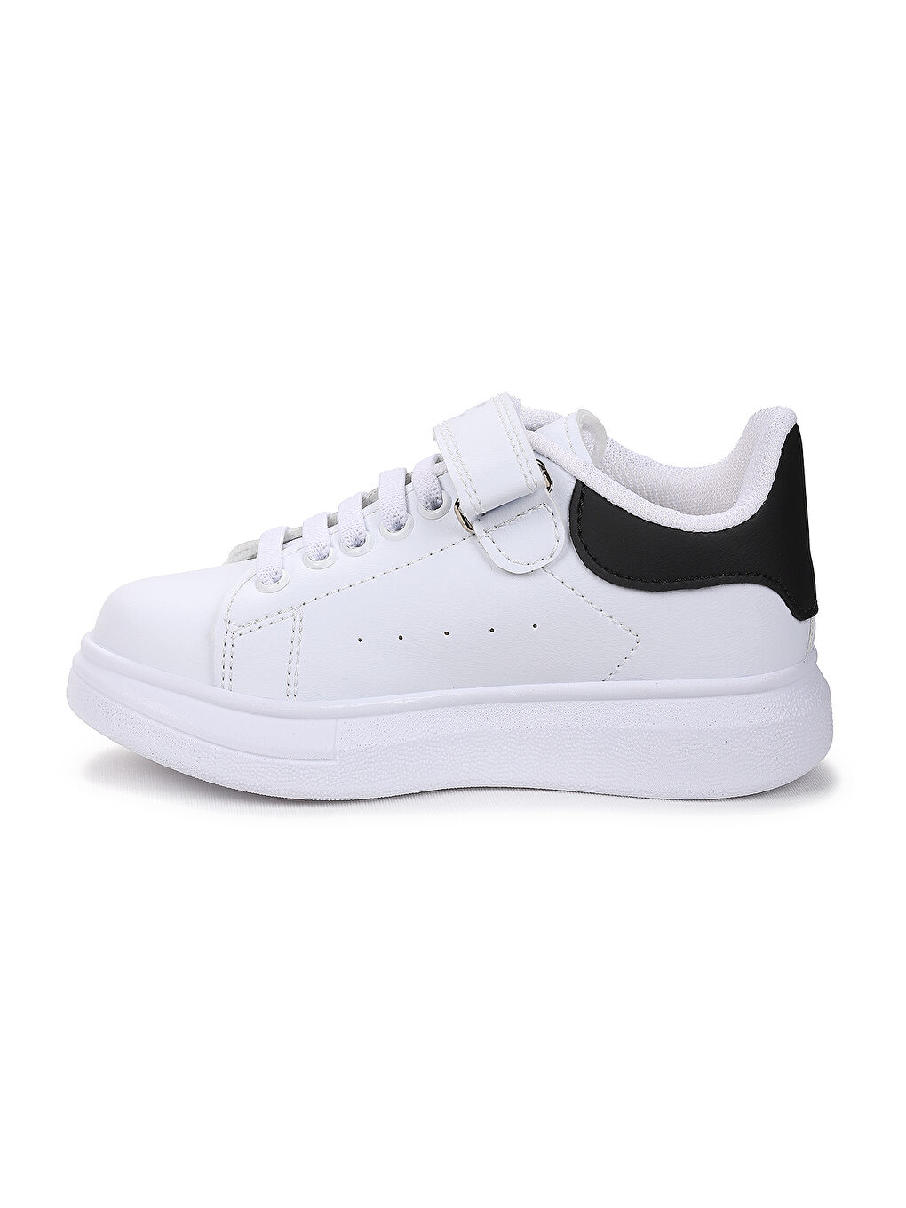 Beyaz Tinsa Günlük Cırtlı Erkek Çocuk Spor Ayakkabı-3