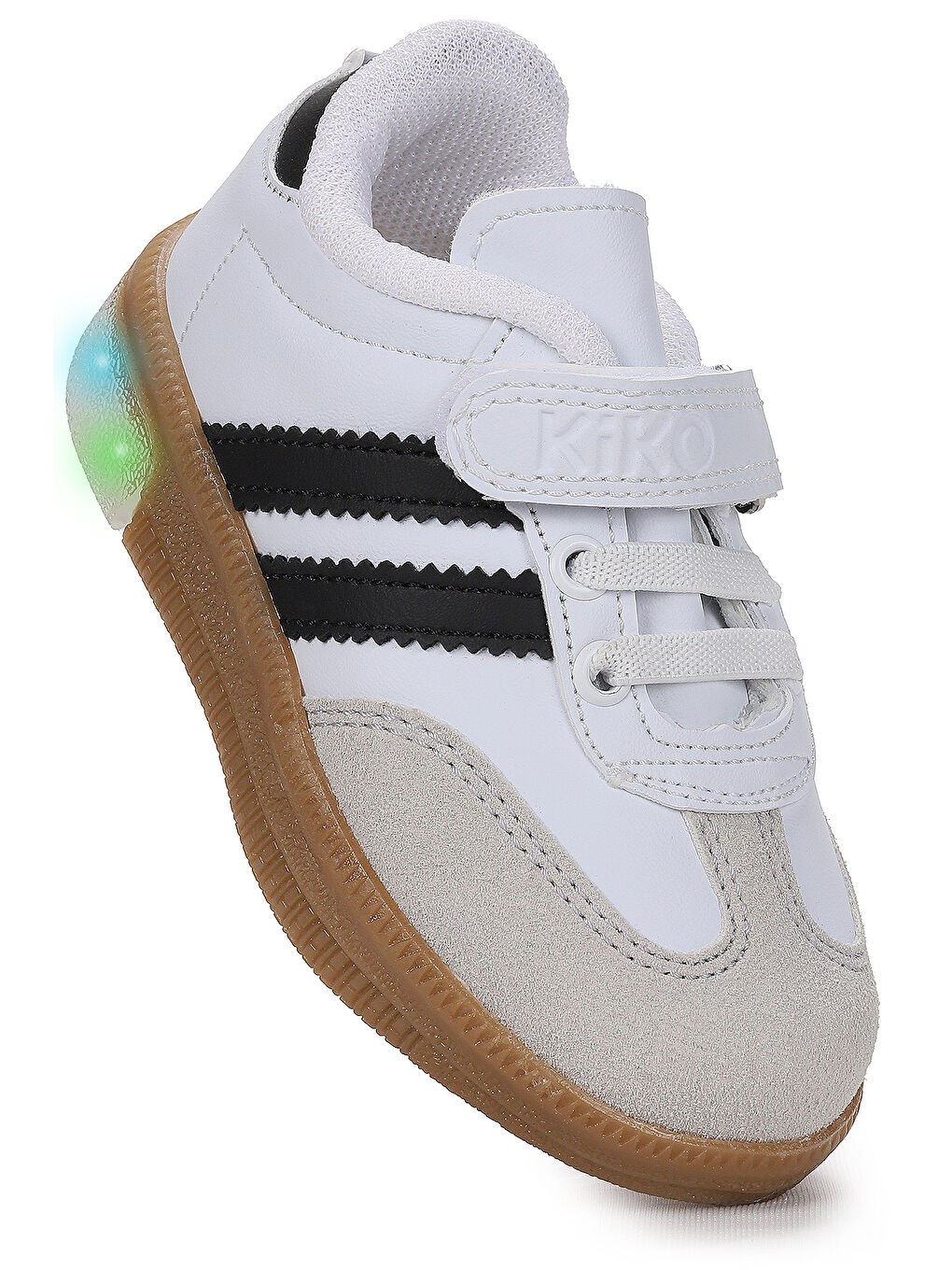 Beyaz Renis Günlük Cırtlı Işıklı Erkek Bebek Spor Ayakkabı