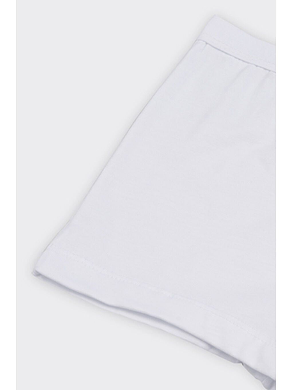 Kız Çocuk Beyaz 3'lü Boxer Set - İç Giyim-1