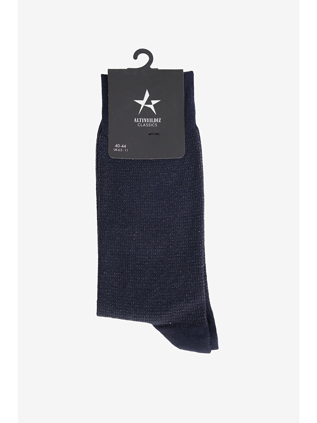 Erkek Lacivert Desenli Tekli Çorap