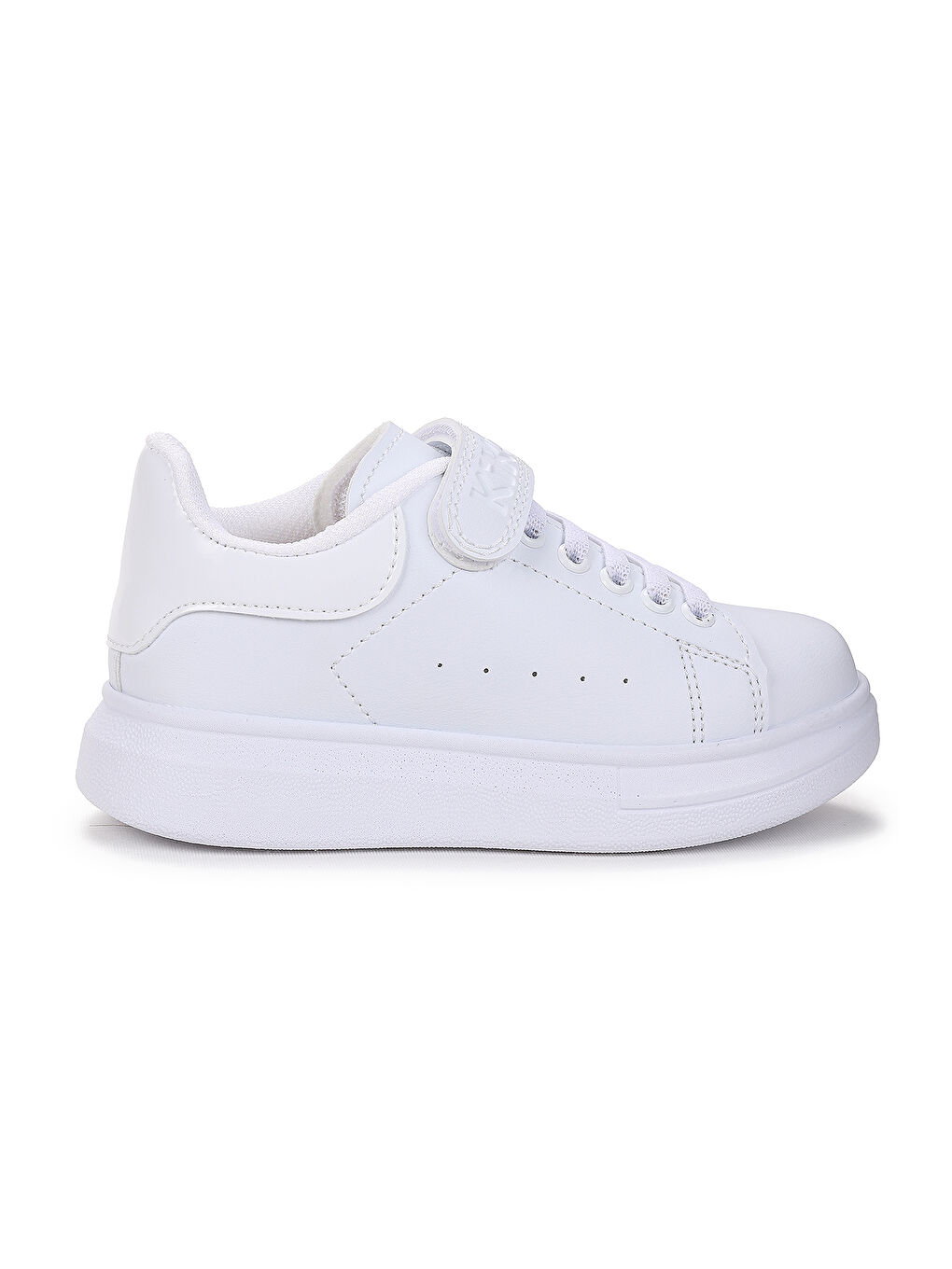 Beyaz Tinsa Günlük Cırtlı Erkek Çocuk Spor Ayakkabı-2