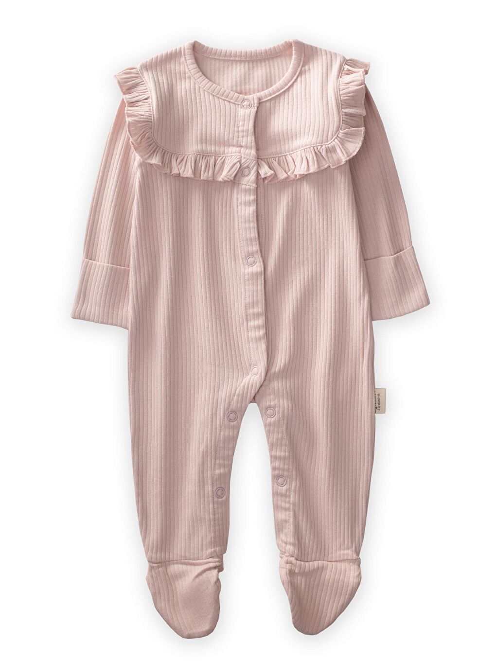 Pembe Kız Çocuk Fırfır Tulum