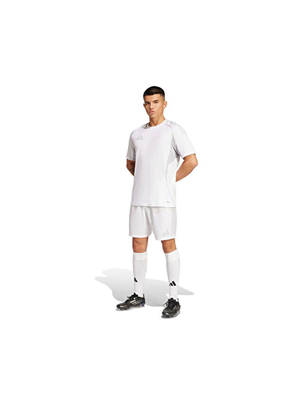 Tiro25 C M Shom Erkek Futbol Antrenman Şortu Jg1064 Beyaz-6