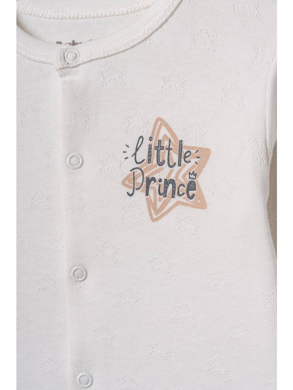 Bej Bebek Alt Üst Takım  %100 Organik Pamuk , Bebek - Yenidoğan-CSYR4529-2