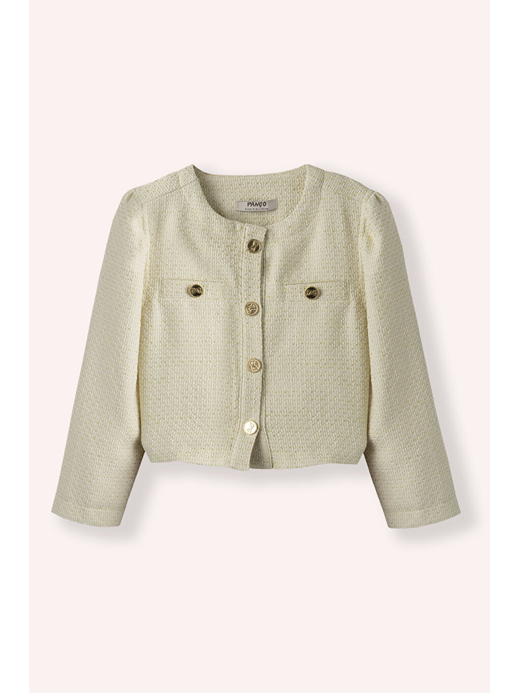 Kız Çocuk Tüvit Ceket Yeşil