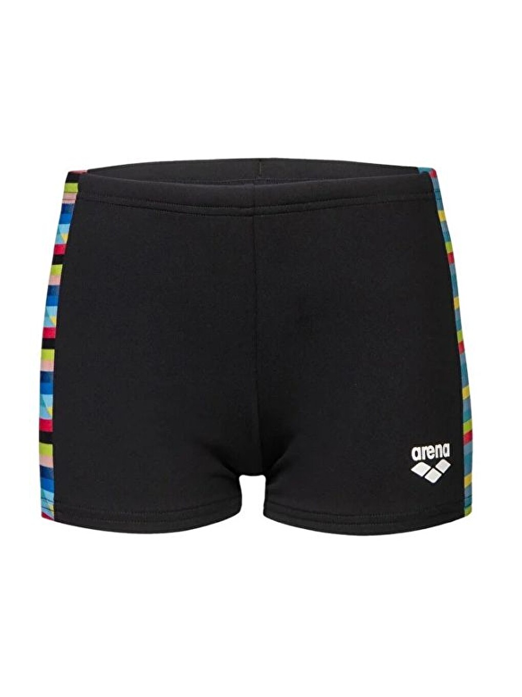 Siyah Racing Stripe Erkek Çocuk Yüzücü Mayosu 009011550-1