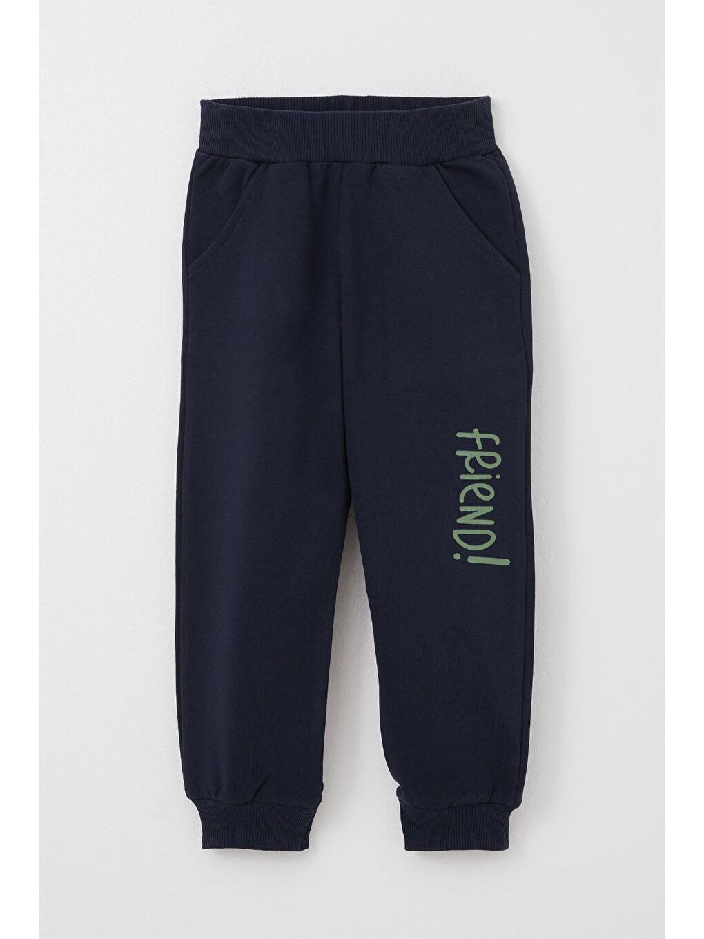 Erkek Bebek Eşofman Takım Sırt Kısmı Sevimli Sincap Baskılı Haki Yeşil (9 Ay-2 Yaş)-2