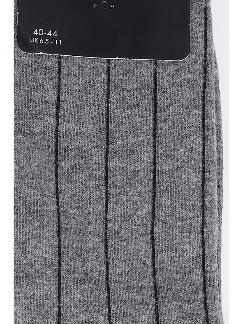 Erkek Gri-Siyah Desenli Soket Çorap-1