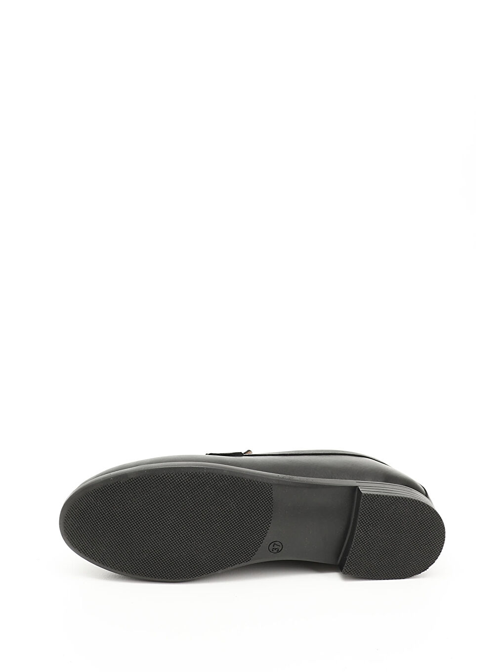 Mor Kadın ZÜMRÜT-SİYAH Tokalı Hakiki Deri Loafer Ayakkabı-2