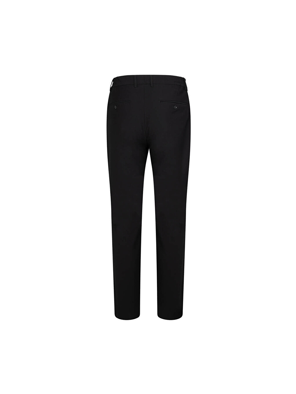 Siyah Slim Fit Mono Yaka Takım Elbise-4