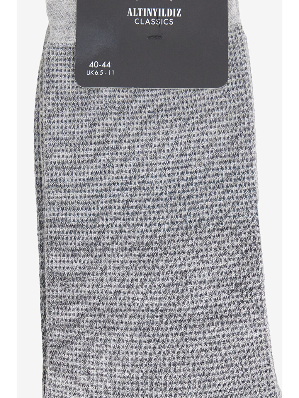 Erkek Gri Desenli Tekli Çorap-1