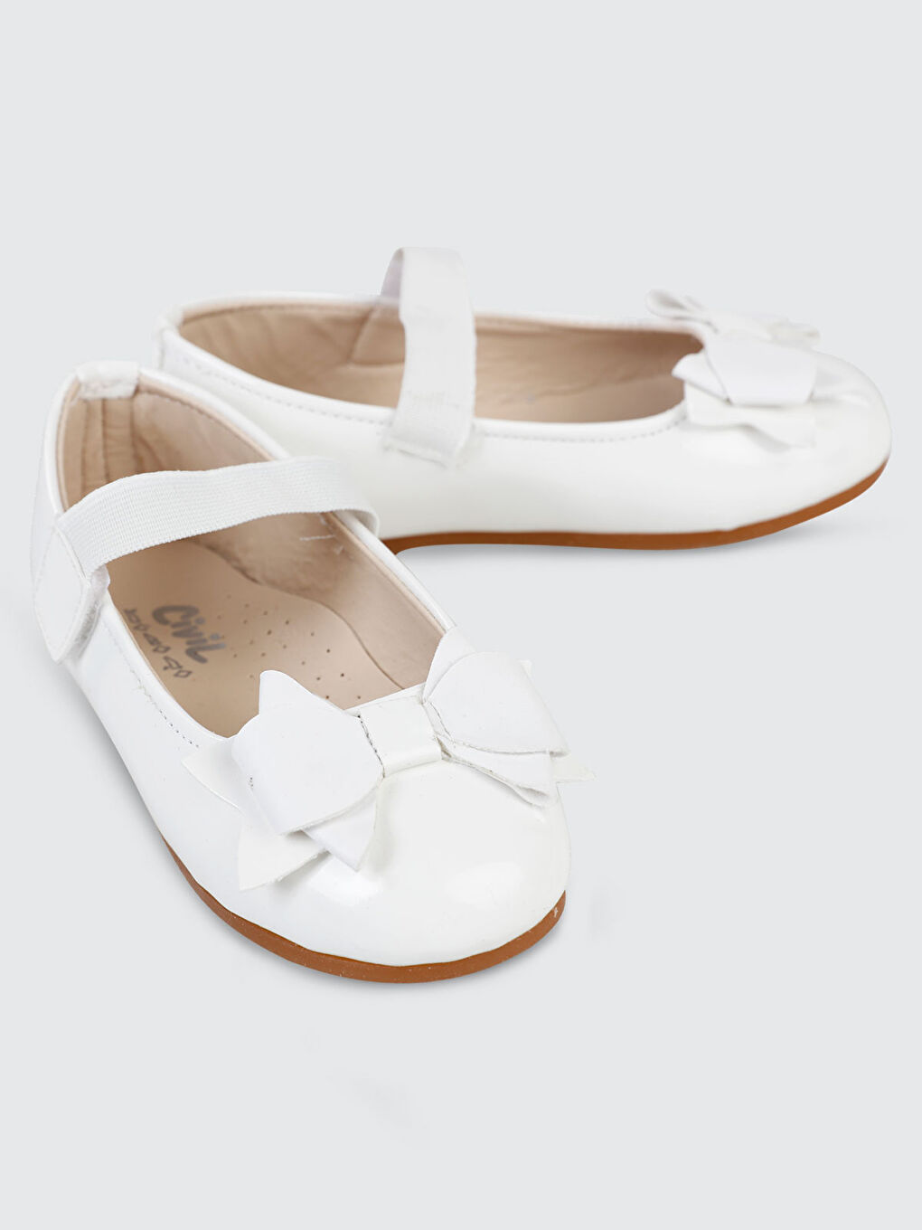 Girls Kız Çocuk Babet 26-30 Numara Beyaz-2