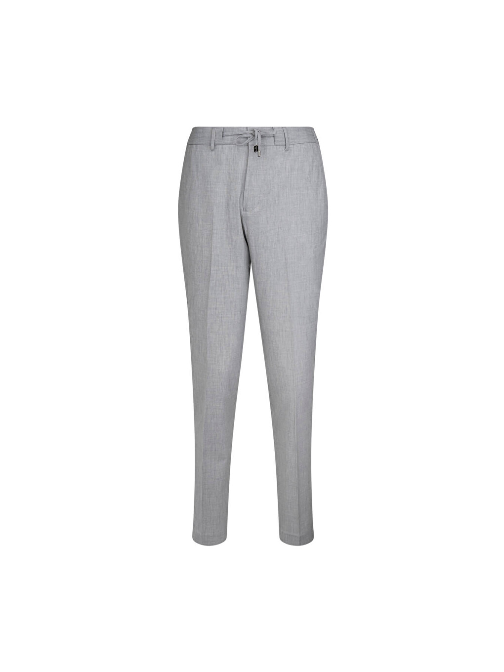 Gri Slim Fit Mono Yaka Klasik Takım Elbise-2